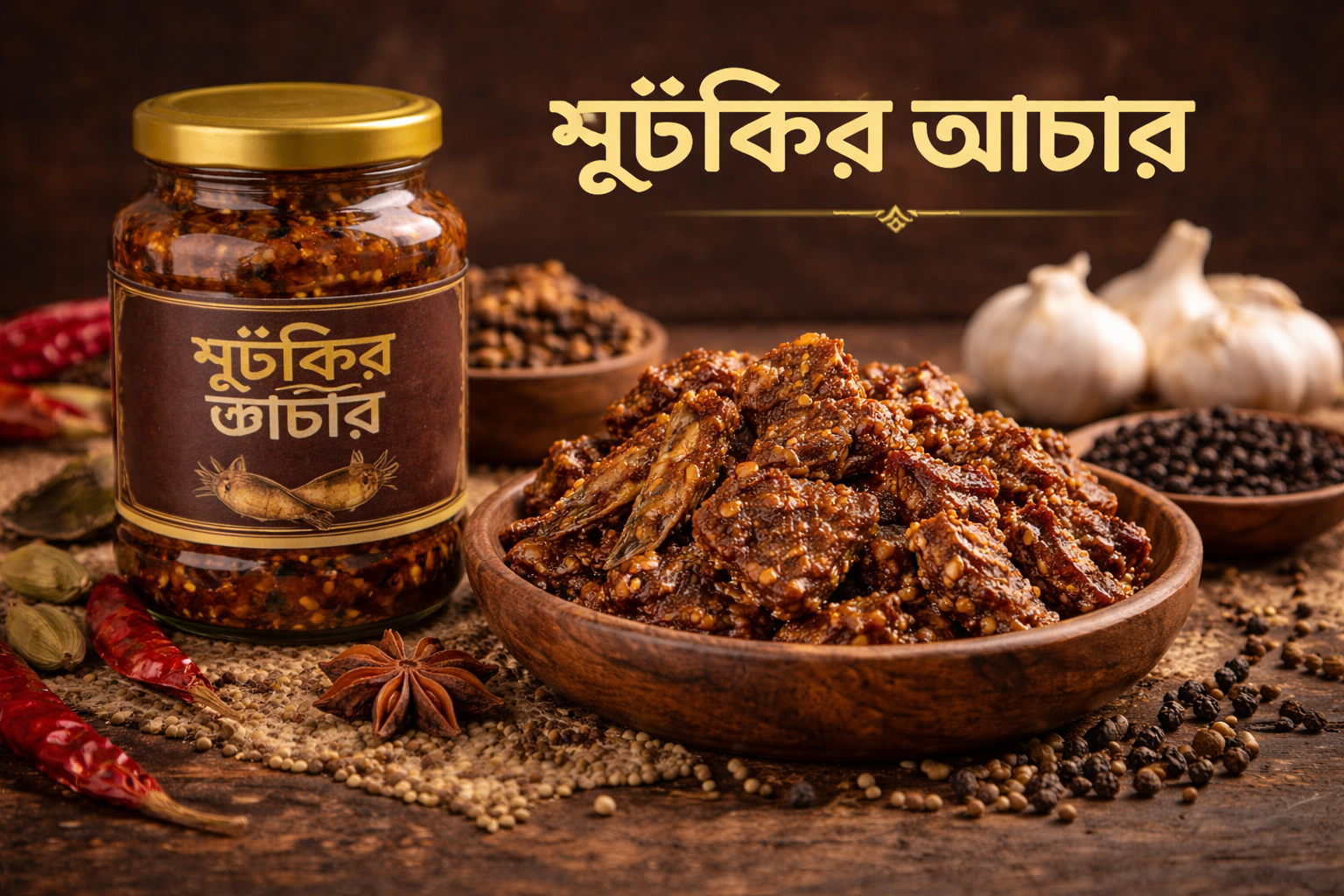 শুটকির আাচার